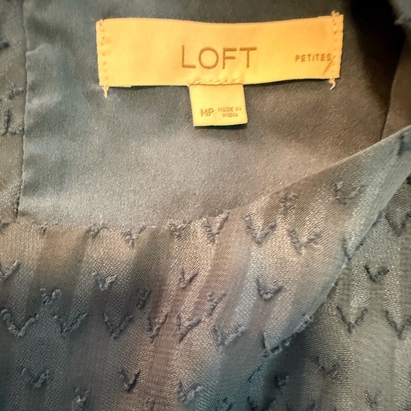 Loft Elegant Teal Women's Top - Picture 5 of 7